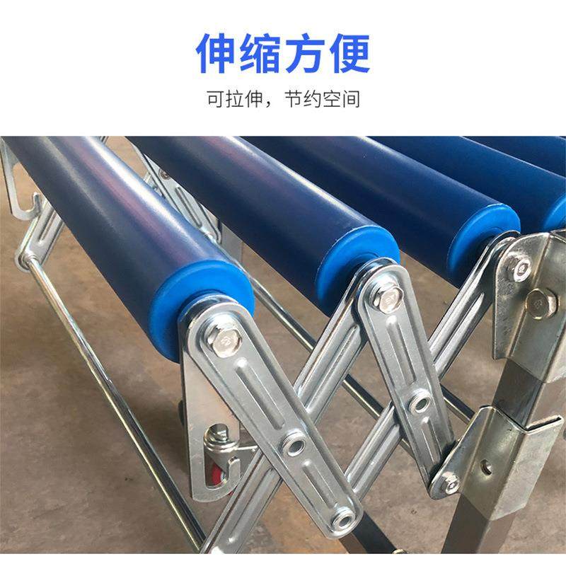 杭州厂家伸缩输送机蓝色双PP辊筒机可移动滚筒线装货分拣滚筒机,搬运/仓储/物流设备,输送机,淘宝优惠券,粉丝福利购,淘宝优惠卷