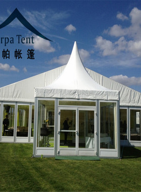 厂家直售大型婚礼欧式篷房 活动餐厅篷房 高质量低价格Frame Tent