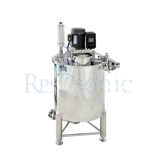 I定I制100L SS304储罐超声波均质器中试机-带VC提取流动槽