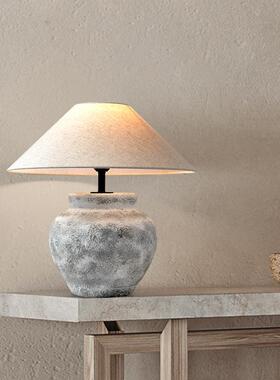 陶舍源头厂家手工陶罐台灯客厅卧室茶室日式诧寂风北欧民宿酒店灯
