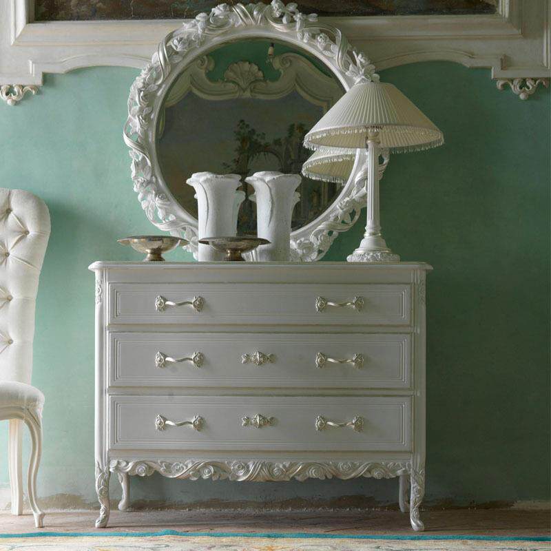 欧式实木玫瑰雕花斗柜法式实木轻奢玄关柜客厅装饰储物柜样板房柜