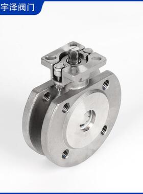 G3Q7PZI1F-1P手动意式薄型无柄压盖型球阀64不0锈钢高平台对夹式