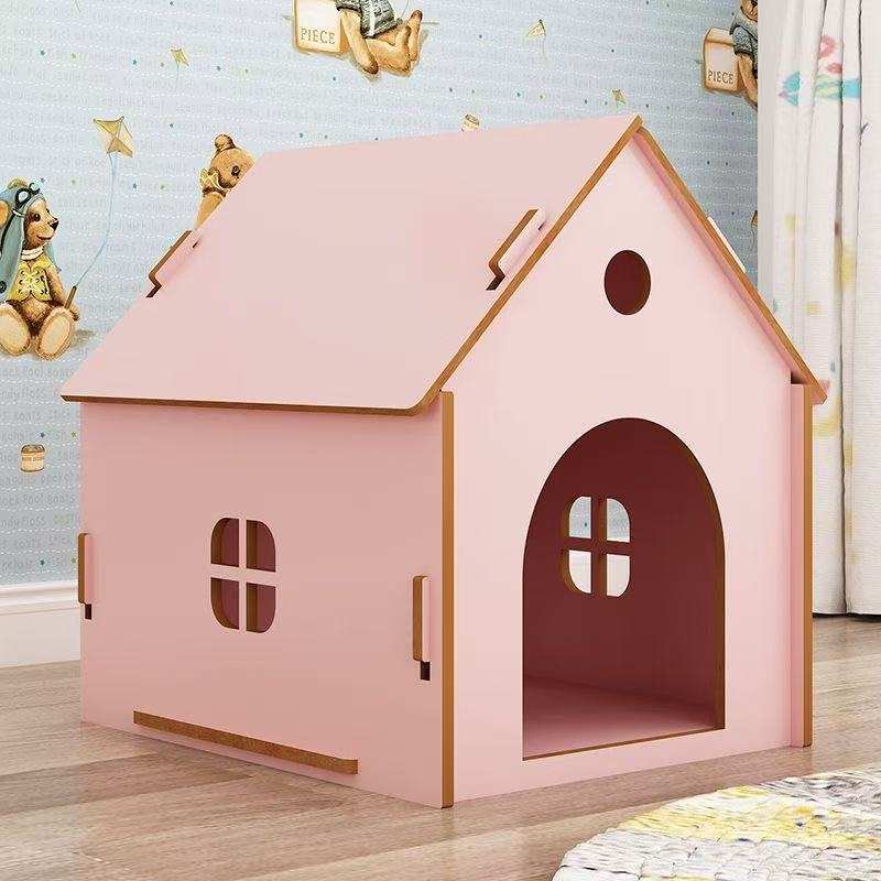 狗狗窝四季通用夏季房子型狗屋猫窝室内狗笼猫笼小型犬加厚款狗棚