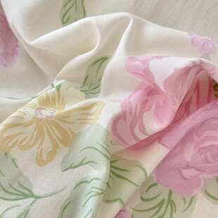 韩版全棉床裙田园风AB版纯棉床裙枕套裸睡亲肤床罩100全棉床裙