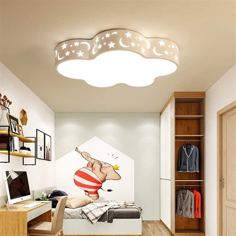 简约现代吸顶灯星星月亮个性创意灯具儿童房灯男孩女孩房间卧室灯