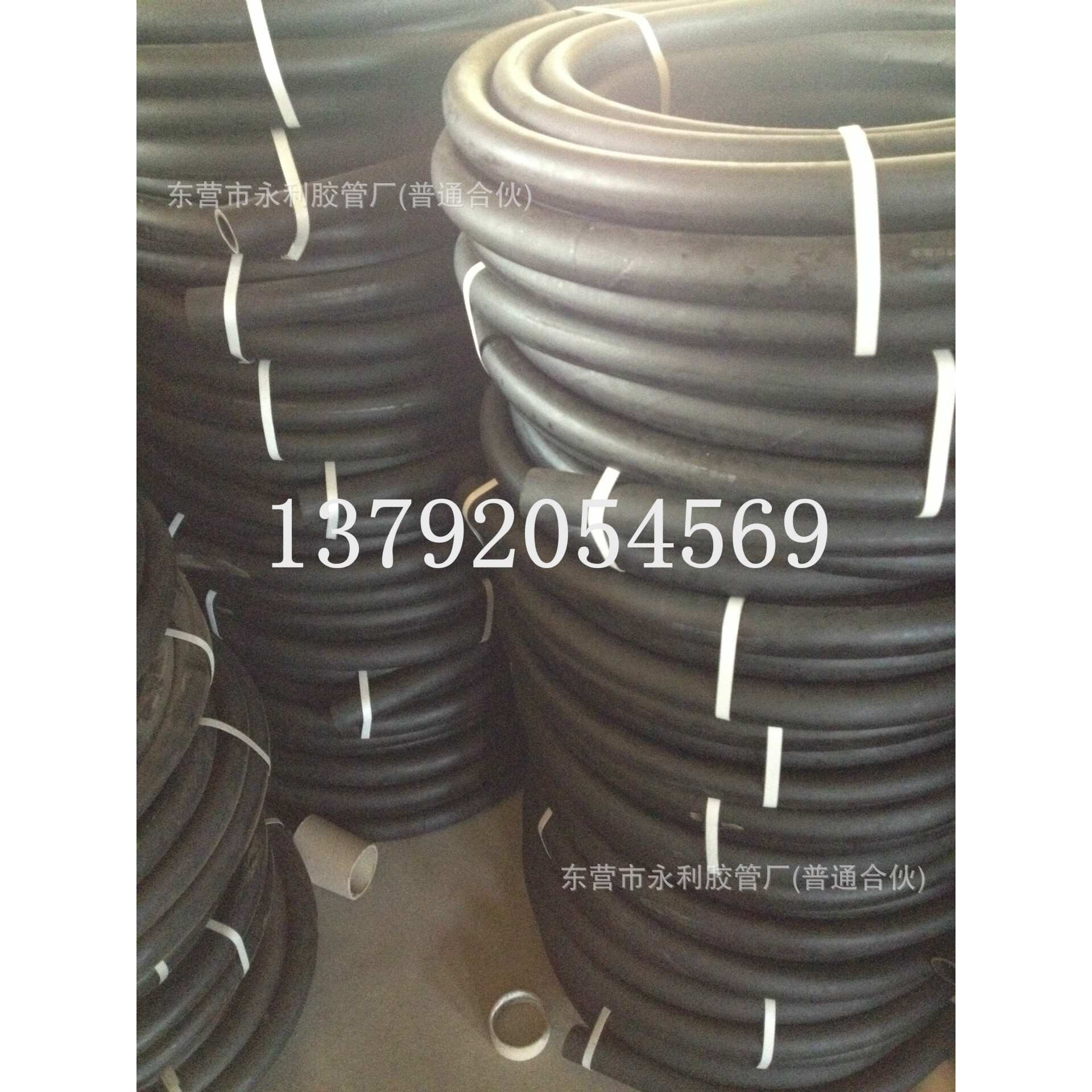 夹布穿线胶管光面麻面夹布橡胶管 高压夹布橡胶管25mm-50mm