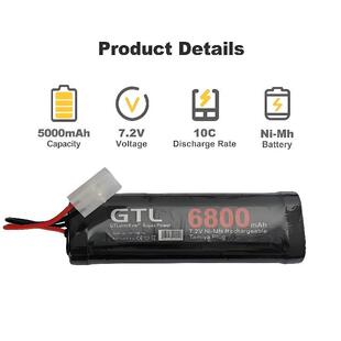 工厂新款ebayGTL电池组7.2V6800毫安遥控玩具车电池组