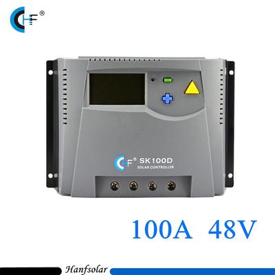 SK高端PWM100A太阳能充放电控制器12V24V36V48VLCD大显示屏