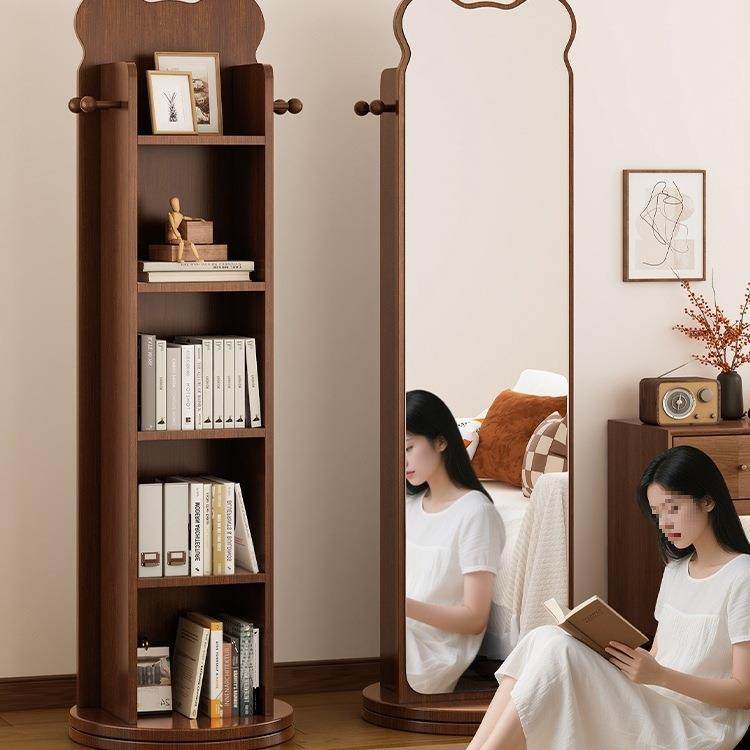 旋转书架穿衣镜落地全身镜家用一体杂志储物置物架可移动试衣镜子,纺织面料/辅料/配套,纺织机械配件,淘宝优惠券,粉丝福利购,淘宝优惠卷