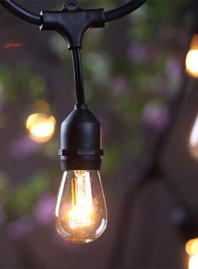 工厂直销S14防水灯串户外露营元旦活动庭院装饰婚礼装饰节日装饰