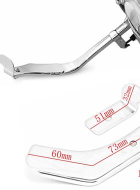 适用哈雷改装XL883C/NXL1200L/c/v延长侧踢脚撑支架停车杆支架