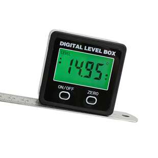 HUOTO数显倾角盒倾角仪电子数显角度仪角度尺坡度仪带强磁测量器