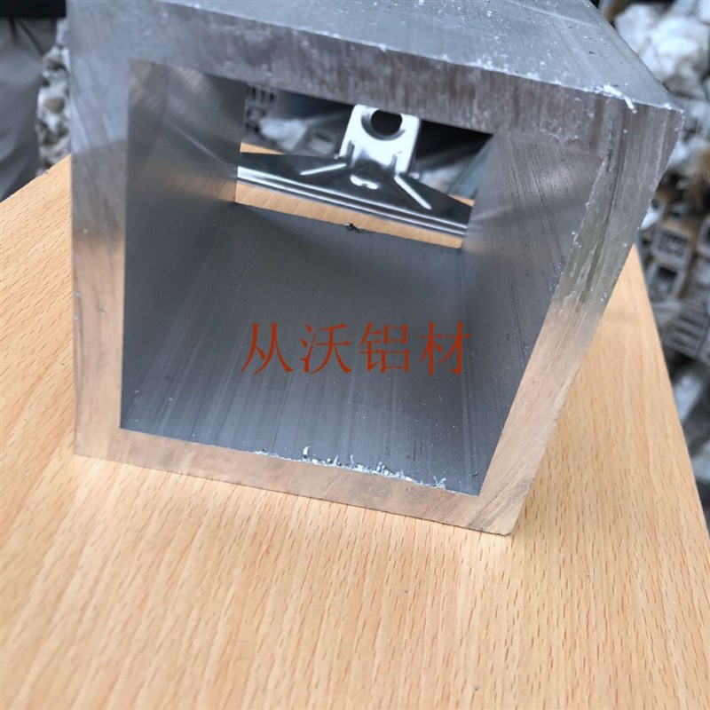 100x100x5mmm铝合金方管铝通正方形方管支撑立柱工业铝材厚壁铝管