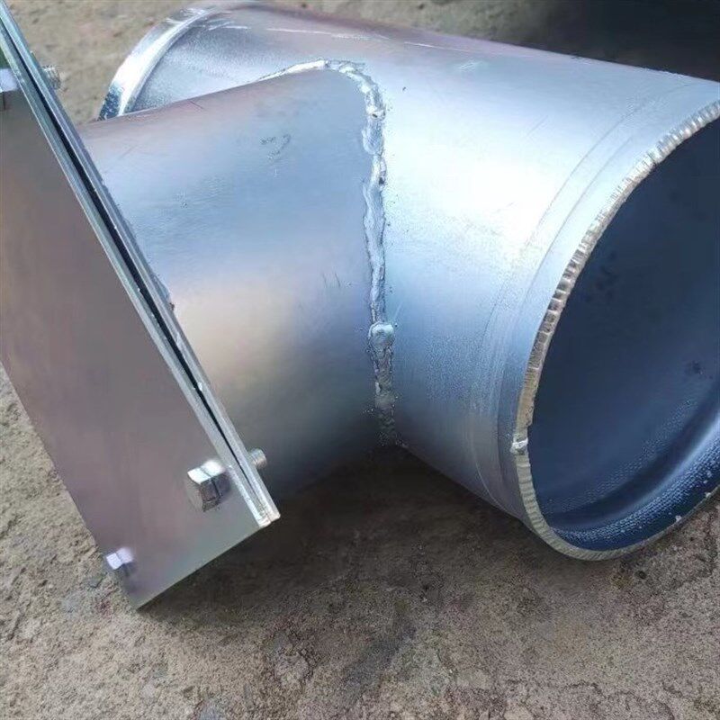 供应钢质立管检查口排水管给水管不锈钢焊接沟槽检查口
