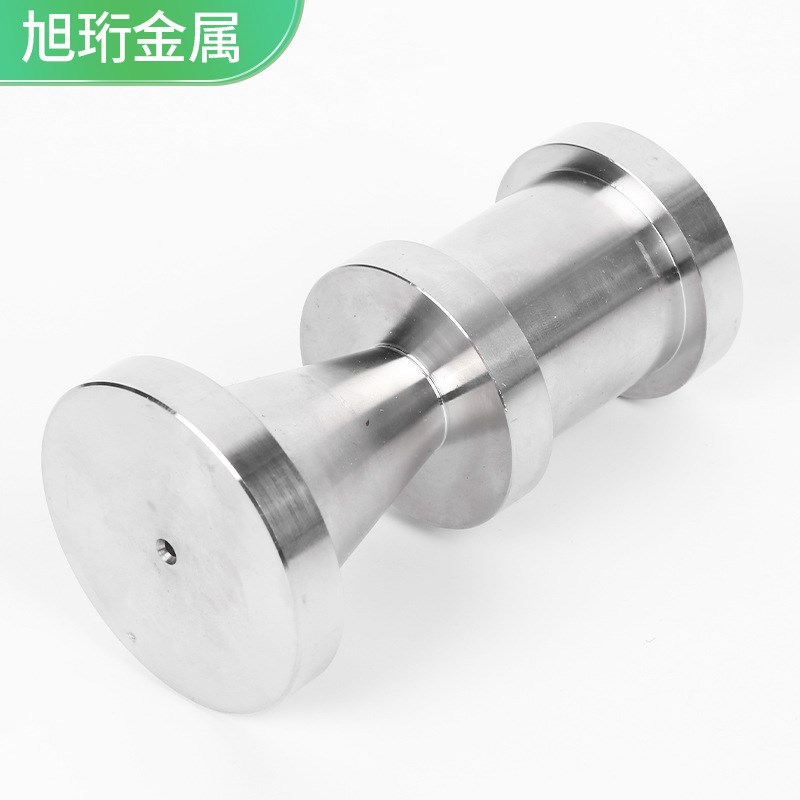 不锈钢光轴加工制作非标光杆导杆圆柱销子数控车床加工铣键槽打孔