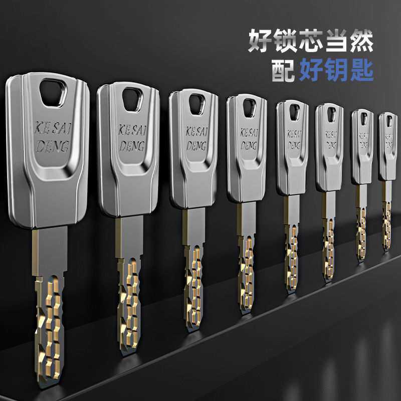 超C级防盗门叶片锁芯通用型多轨道家用全金属钥匙进户门换锁D