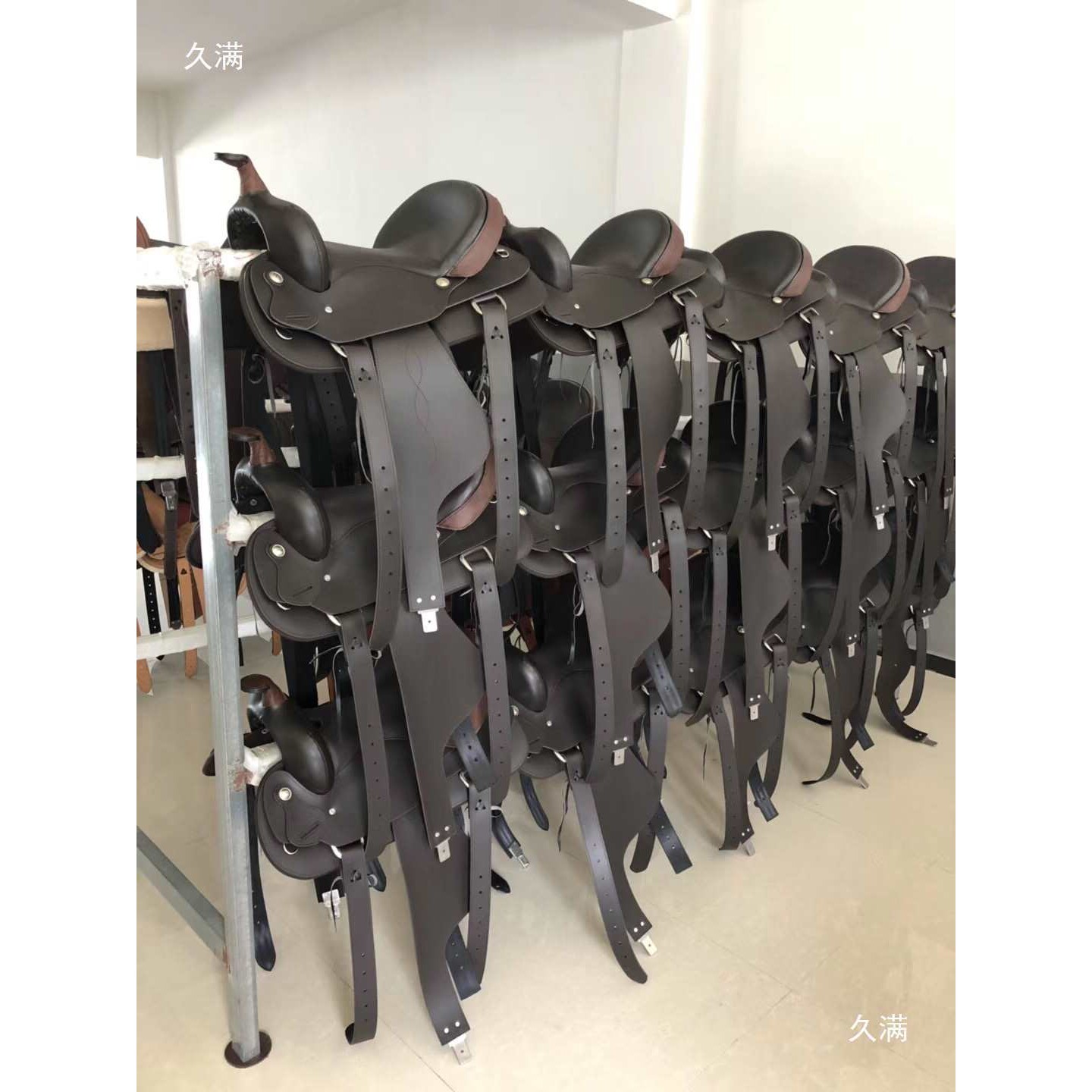 西部马鞍 耐力西部鞍子 世纪久瑞马具新手骑乘马鞍子马术马鞍