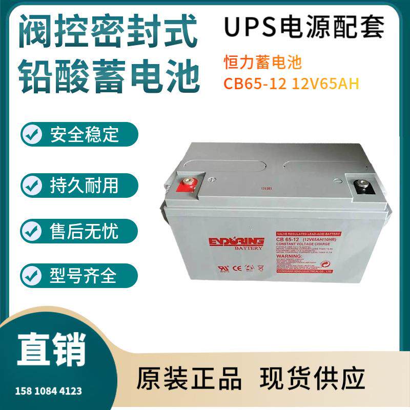 恒力蓄电池CB65-1212V65AH涡轮风力发电专用报价质保