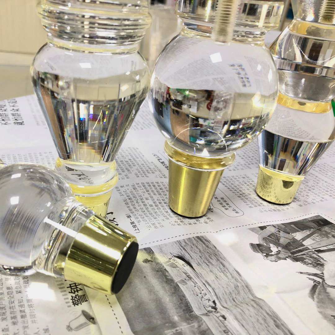 水晶家具脚亚克力沙发脚透明橱柜脚茶几脚支撑脚台脚床脚轻奢风