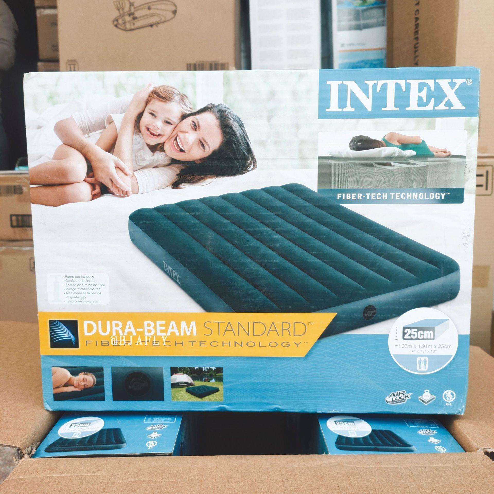 INTEX64733充气床垫家用单双人气垫床懒人床加厚充气床便携充气式