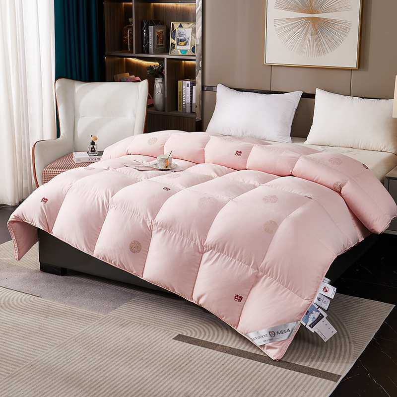 羽绒被被壳 提花婚庆系列 全棉刺绣提花双层立体款