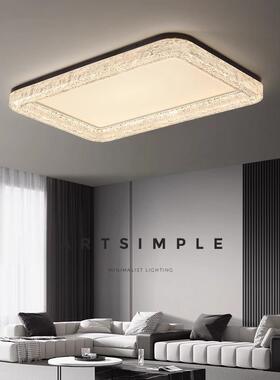 全铜意式极简客厅吸顶灯现代简约轻奢大气家用全光谱护眼大厅主灯