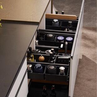 巴斯蒂姆BASISTEM希尔斯系列厨房调味篮工具栏多功能厨具置物架