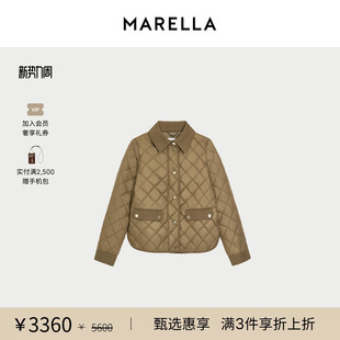 MARELLA春夏女装 领棉服外套3481015402 直筒衬衫