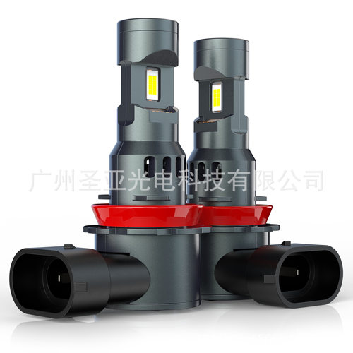 直插式LED大灯汽车LED一体式车灯H4/H7/H11/9005无损安装改装大灯