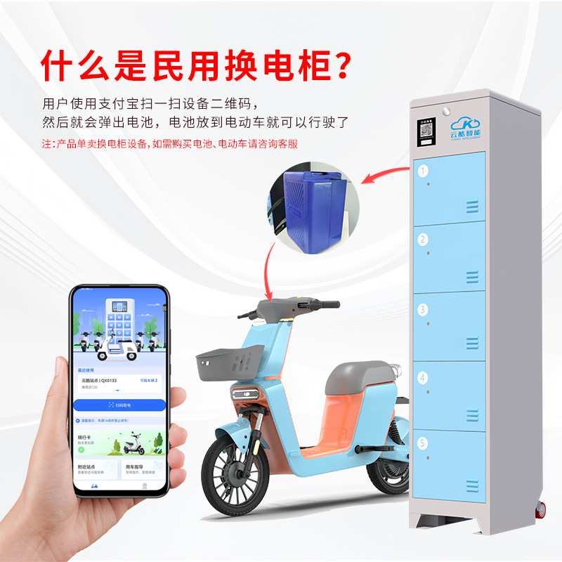 共享租车换电柜 租车出行短途出差旅游景点共享换电柜 车柜一体