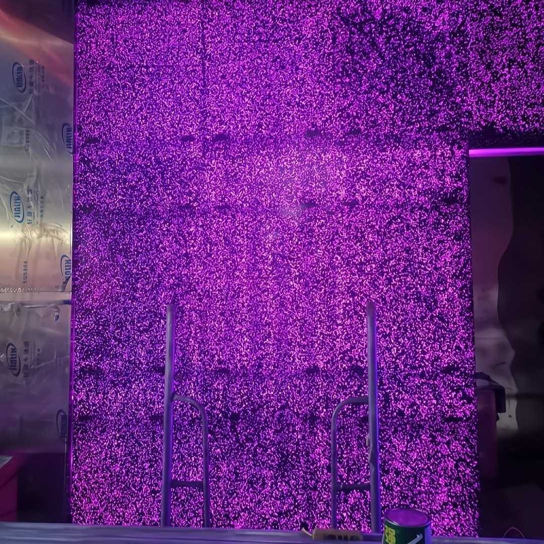 透光混凝土户外透光水泥景墙清水板装饰纤维星空外墙水磨石挂板