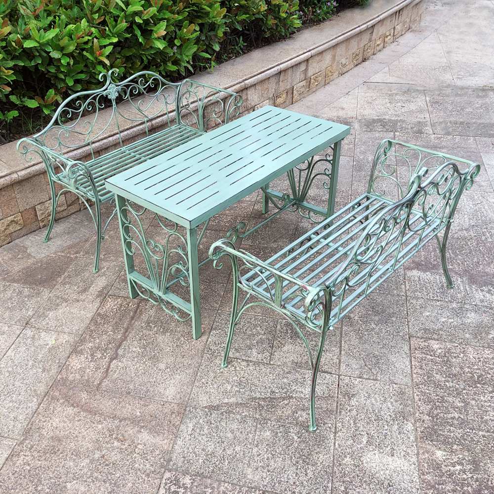 欧式花园桌椅户外桌阳台桌子餐厅休闲吧家用书桌茶几庭院花园长桌