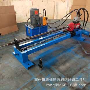 小型液压行走过路下打眼水钻顶管机 自来水入户打孔非开挖钻机