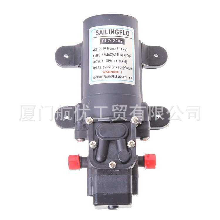FL2202微型隔膜泵电动高压洗车水泵直流自吸压力开关小型农用抽水