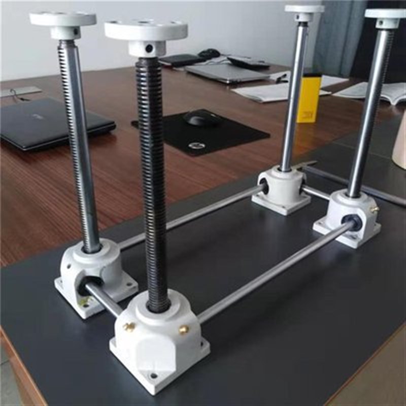 齿轮齿条丝杆升降机SP500SP900电动手摇高速齿条同步升降器平台