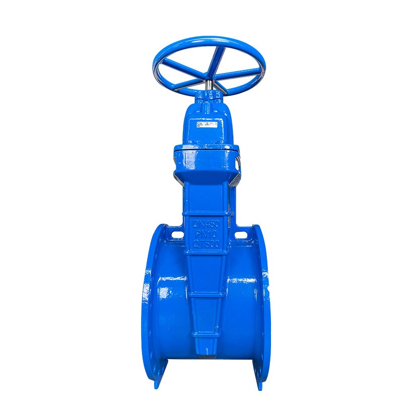 弹性座封闸阀大口径DN400-DN800软密封球铁暗杆Z45X-16Q法兰闸阀