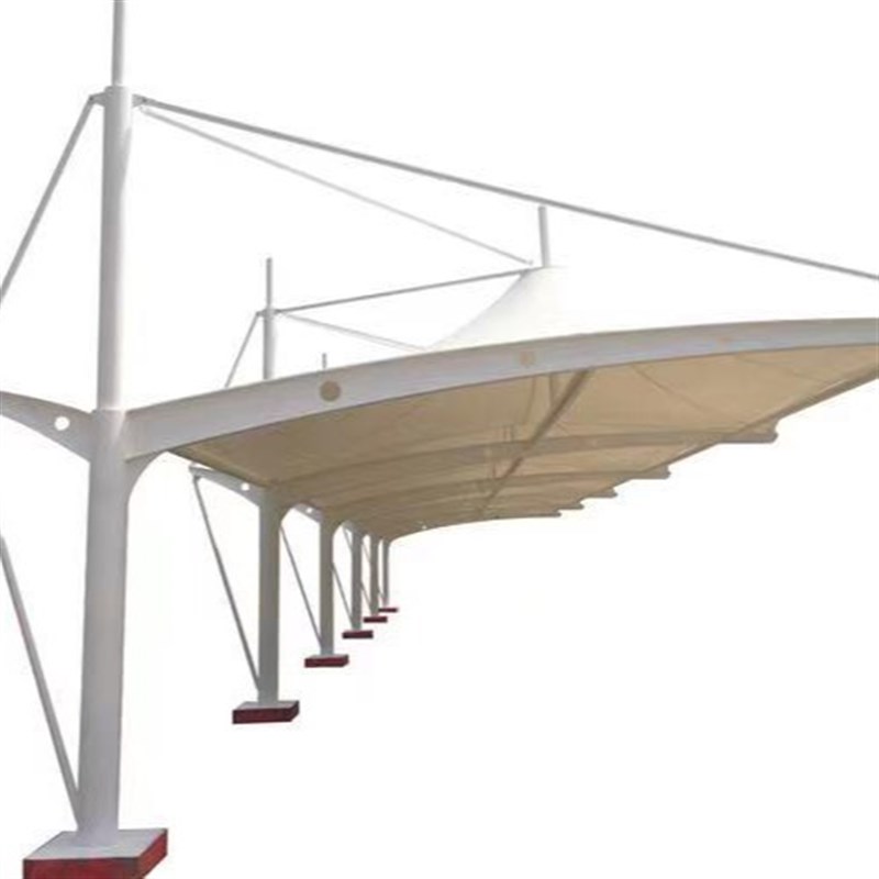 膜结构电动车棚小区户外家用加工现代加粗加厚钢厂防风雨汽车