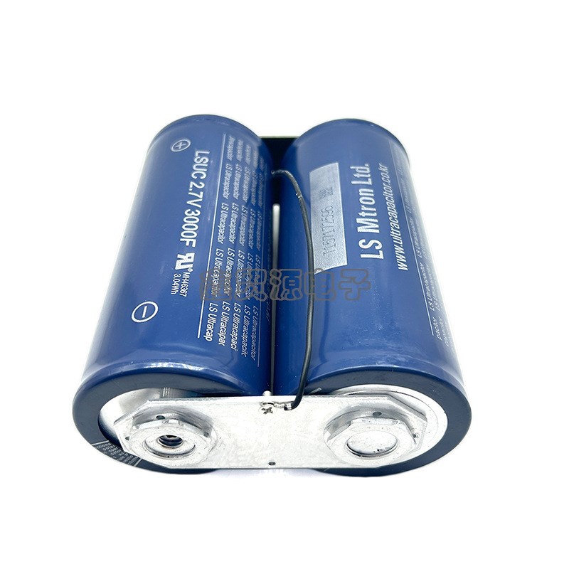 LSUC5.4V1500F超级电容器2.7V3000F*2超级电容大电流带电压保护板