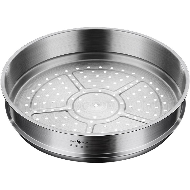 三四钢 蒸笼304不锈钢家用蒸架 蒸屉蒸馒头篦子包子蒸格蒸锅笼屉