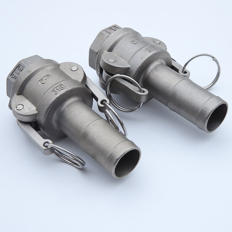 C+A快速接头厂家供应螺纹紧锁式液压油管接头 液压旋转管件定 制