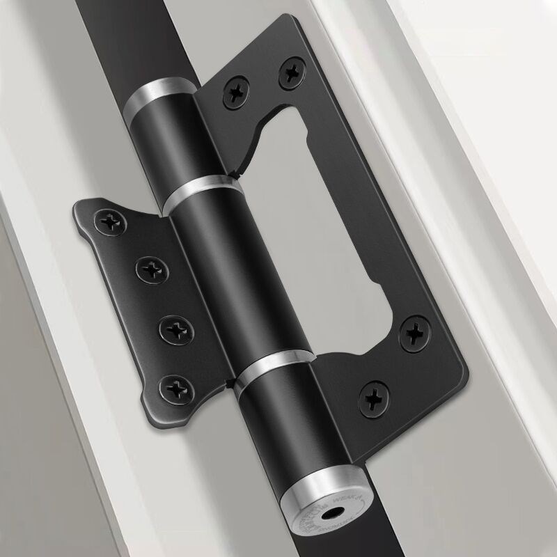 隐形门合页液压缓冲弹簧自动关门回弹定位铰链暗门木门合页闭门器