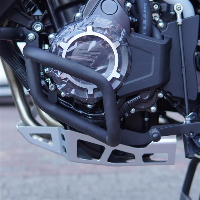 适用24款无极DS525X旷野版下杠护杠改装配件摩托车保险杠防摔防撞