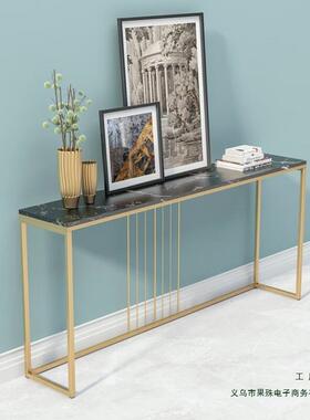 BIF玄小桌置物架轻奢家用门厅柜简易桌子玄铁关柜户型玄关架艺桌