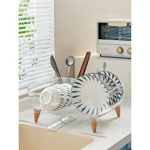 碗筷收纳盒碗柜ltao7134房沥水厨放碗箱装碗具碟盘餐家用架沥水碗