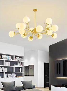 2025年新款北欧客餐厅吊灯现代约大气家410简用卧室餐灯厅创意套