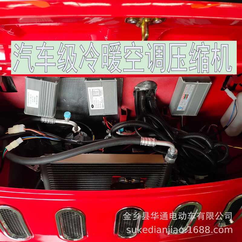 微型电动四轮 四轮电动车全封闭新能源电动车 油电两用成人代步