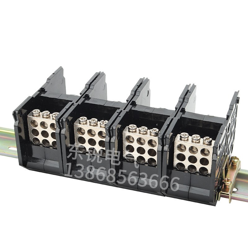 海燕 FJ6D-200-04/36四进三十六出接线端子200A导轨式分线器线盒