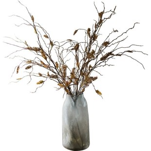 【翎羽草】枝仿真植物干枝干花艺术质感花艺设计空间装饰插花