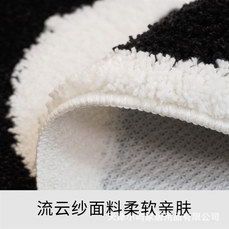 小单定制 植绒地毯浴室垫卧室簇绒地毯定制客厅地毯机织苔藓地毯