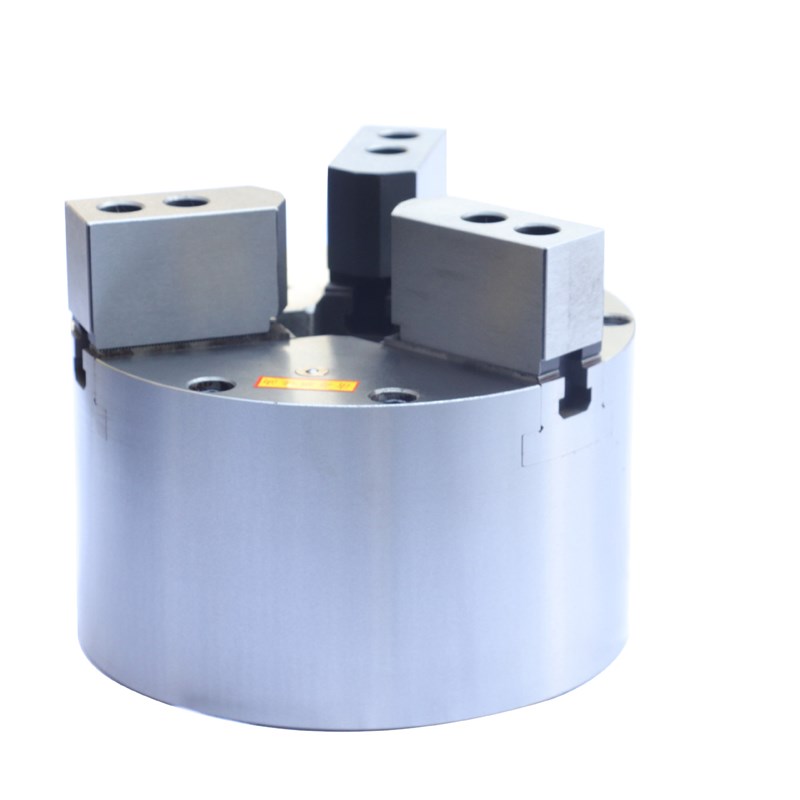 中空中孔三爪快速定位自定心气动卡盘全套高精度大夹持力厂家直销